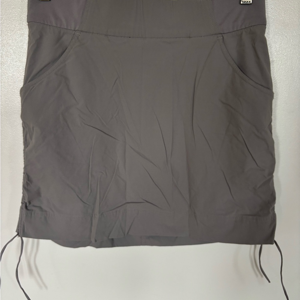 Columbia Women's Grey Omni Shield Anytime Casual Skort Skirt Tie Side